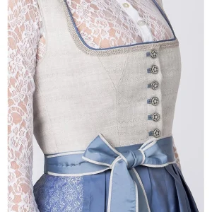 Stockerpoint Dirndl “Marla” In Hellgrau/ Blau 19