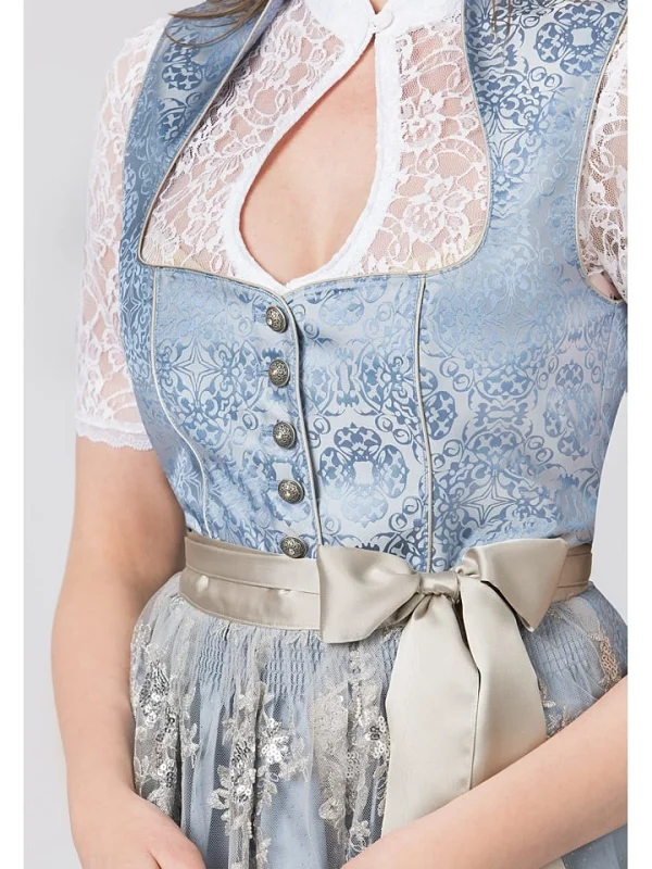 Stockerpoint Dirndl “Odina” In Hellblau/ Hellgrau 7