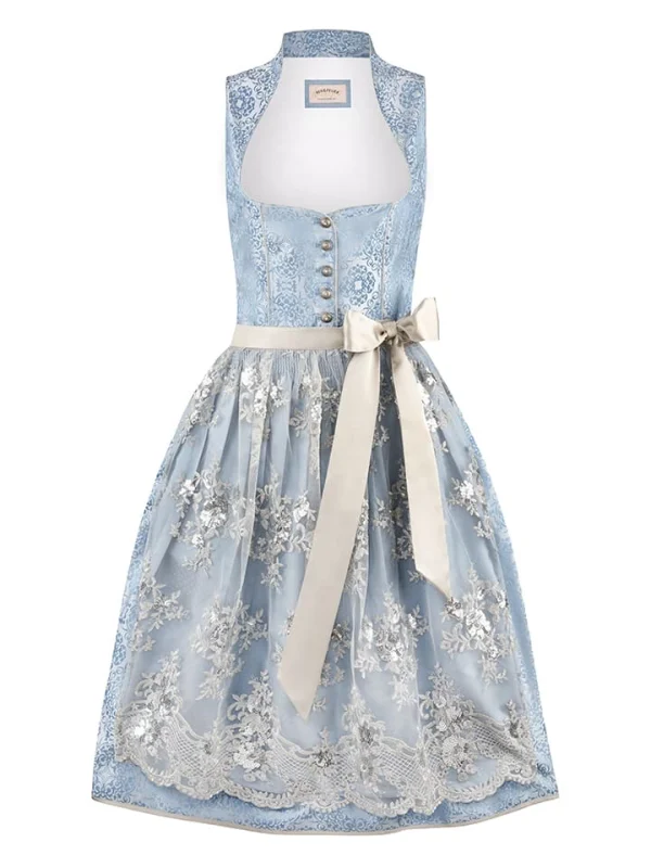 Stockerpoint Dirndl “Odina” In Hellblau/ Hellgrau 1