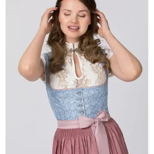 Stockerpoint Dirndl “Zora” In Hellblau/ Altrosa 16