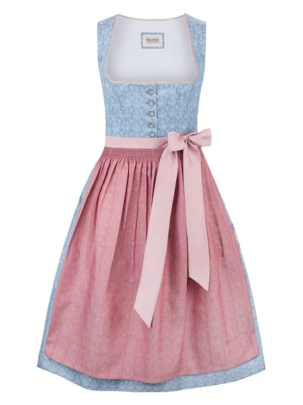 Stockerpoint Dirndl “Zora” In Hellblau/ Altrosa 1