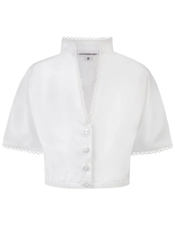 Stockerpoint Kinderdirndlbluse “Susi” In Weiss 3