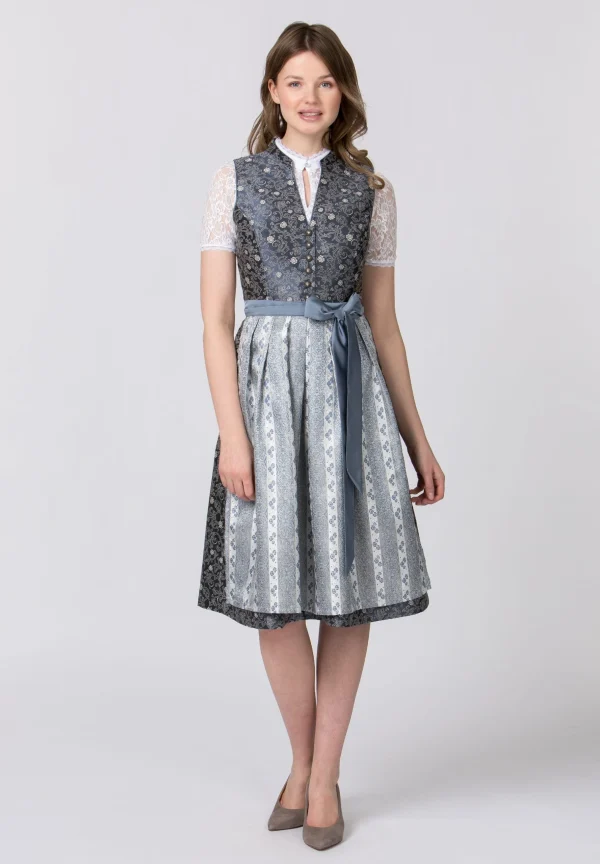 Stockerpoint Langes Dirndl “Kalea” In Blau 3