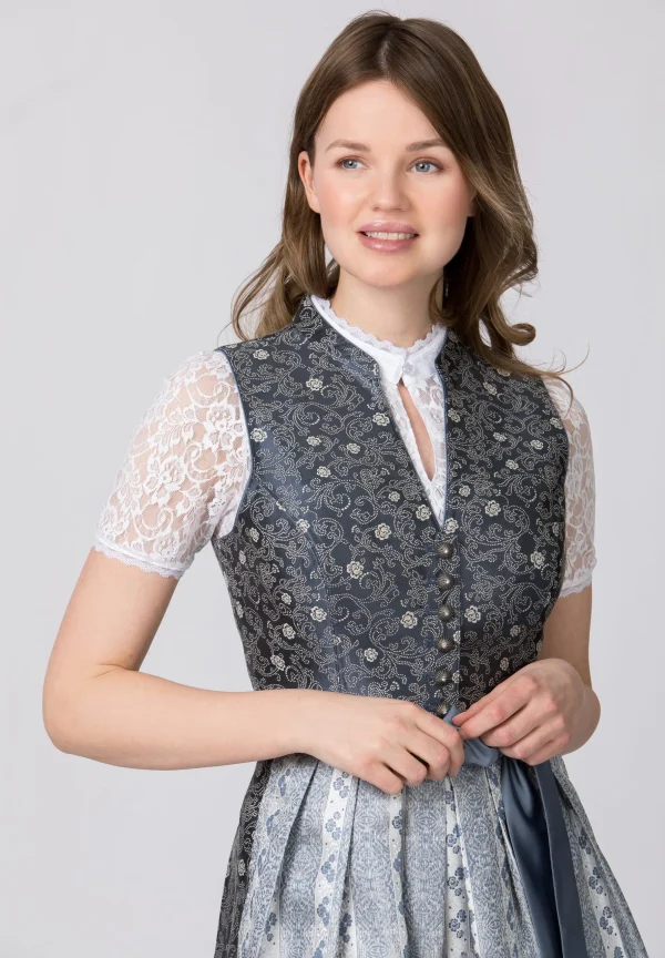 Stockerpoint Langes Dirndl “Kalea” In Blau 6