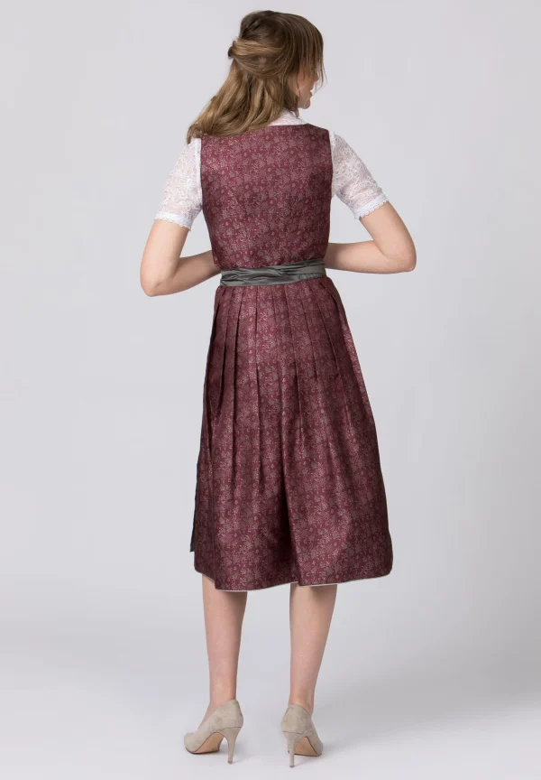 Stockerpoint Langes Dirndl “Leonora” In Bordeaux 4