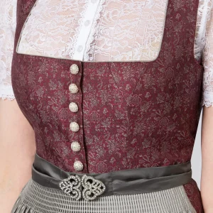 Stockerpoint Langes Dirndl “Leonora” In Bordeaux 18