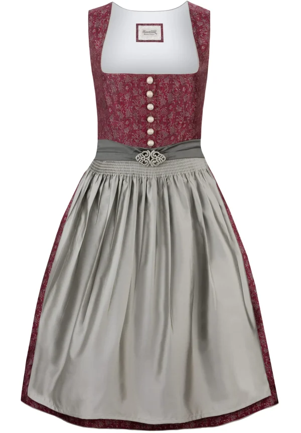 Stockerpoint Langes Dirndl “Leonora” In Bordeaux 1