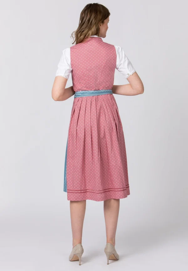 Stockerpoint Langes Dirndl ” Luciana” In Koralle 4