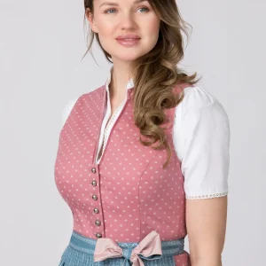 Stockerpoint Langes Dirndl ” Luciana” In Koralle 16