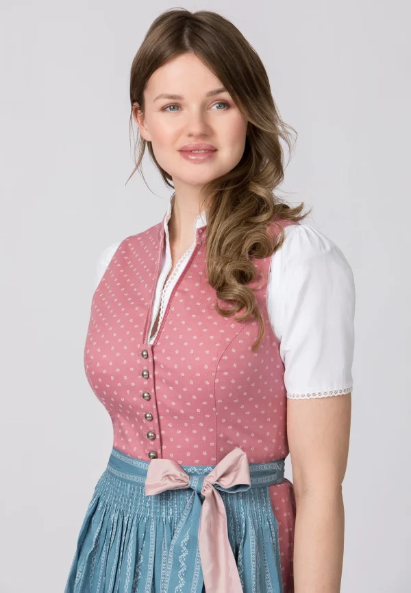 Stockerpoint Langes Dirndl ” Luciana” In Koralle 6