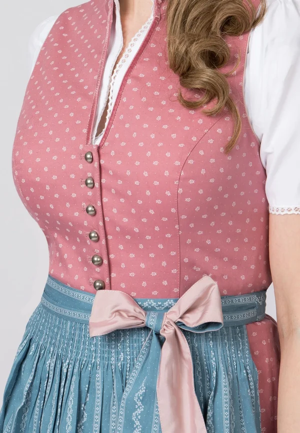 Stockerpoint Langes Dirndl ” Luciana” In Koralle 7