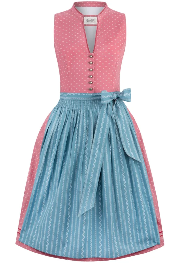 Stockerpoint Langes Dirndl ” Luciana” In Koralle 1