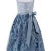 Stockerpoint Langes Dirndl “Sidonia” In Rauchblau 13