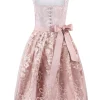 Stockerpoint Langes Dirndl “Sidonia” In Rose 16