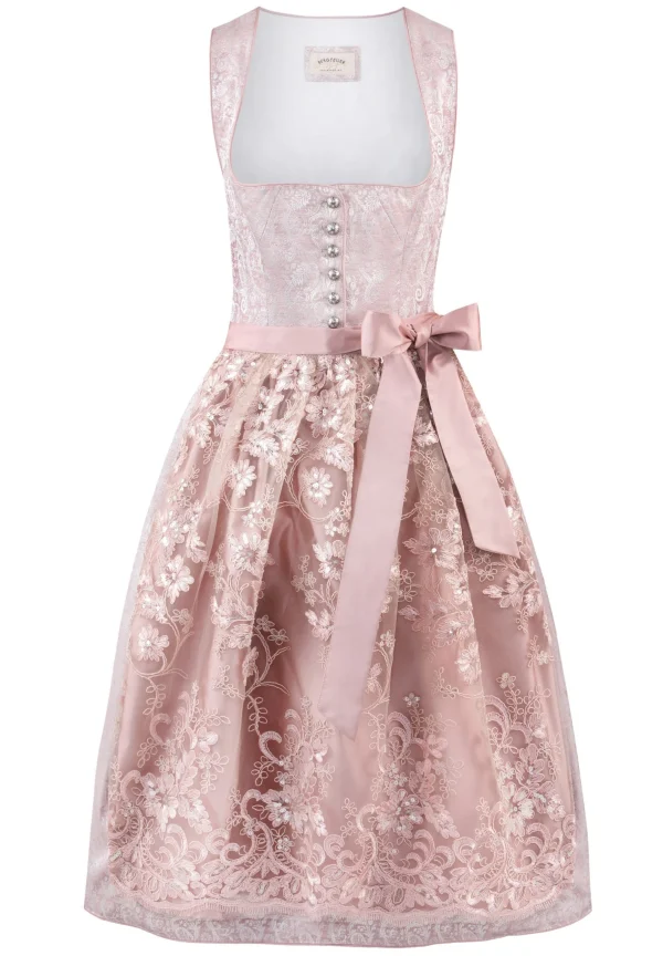 Stockerpoint Langes Dirndl “Sidonia” In Rose 1