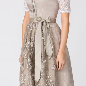 Stockerpoint Midi Dirndl “Adriene” In Taupe 15