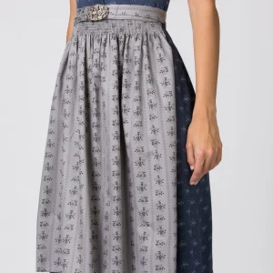 Stockerpoint Midi Dirndl “Amalie 2” In Dunkelblau-grau 14