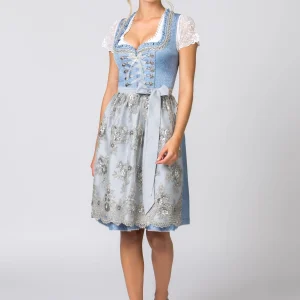 Stockerpoint Midi Dirndl “Anastasia” In Hellblau-silber 10