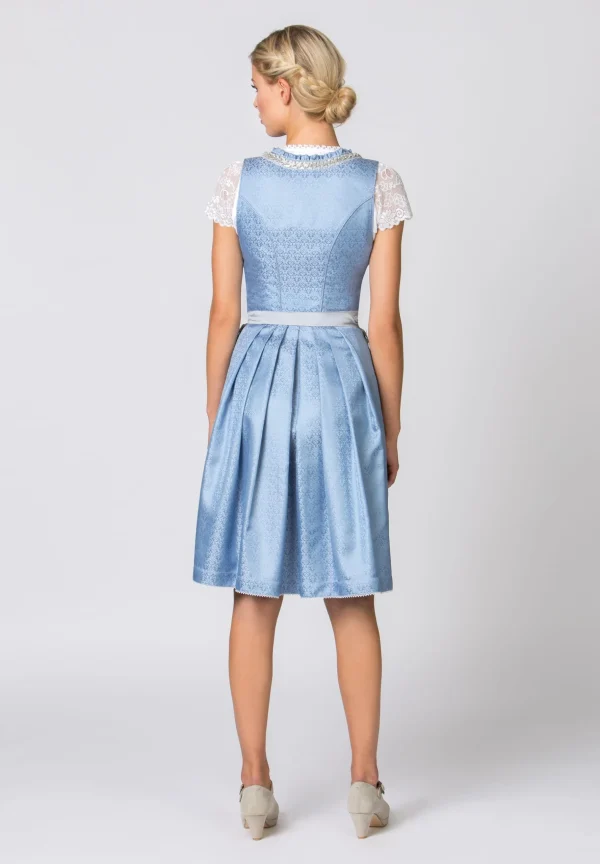 Stockerpoint Midi Dirndl “Anastasia” In Hellblau-silber 4