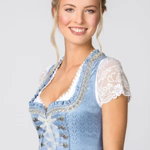 Stockerpoint Midi Dirndl “Anastasia” In Hellblau-silber 16