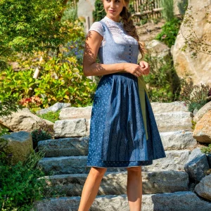 Stockerpoint Midi Dirndl “Eleen” In Dunkelblau 6