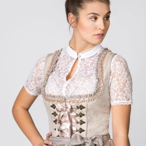 Stockerpoint Midi Dirndl “Elyse” In Taupe 16