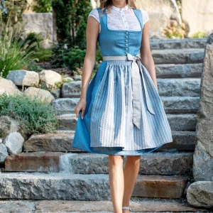 Stockerpoint Midi Dirndl “Irit” In Rauchblau 21