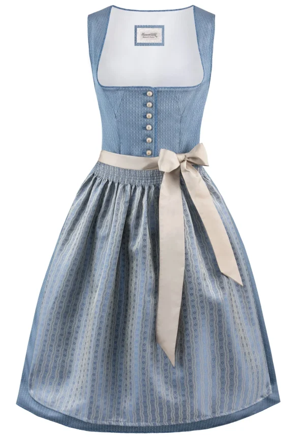 Stockerpoint Midi Dirndl “Irit” In Rauchblau 1