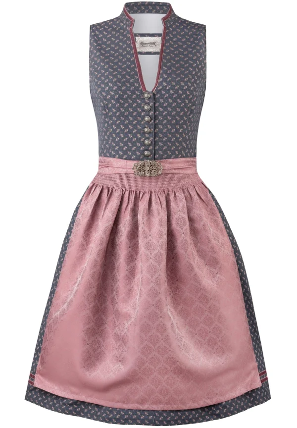 Stockerpoint Midi Dirndl “Leticia” In Blau 1