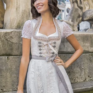 Stockerpoint Midi Dirndl “Xenia” In Creme 21