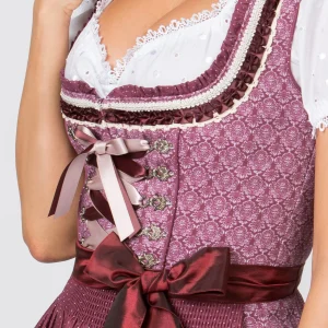 Stockerpoint Mini Dirndl “Angelica” In Bordeaux 18