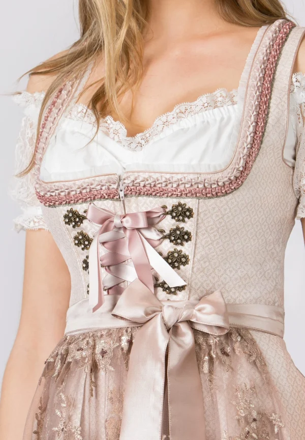 Stockerpoint Mini Dirndl “Finette” In Taupe 7