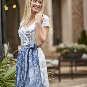 Stockerpoint Mini Dirndl “Nanita” In Rauchblau 21