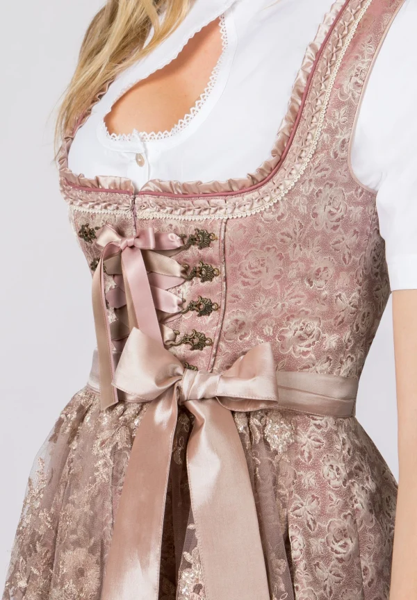 Stockerpoint Mini Dirndl “Noelia” In Altrosa 7