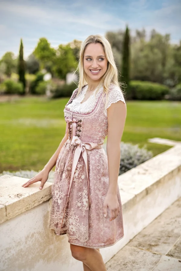 Stockerpoint Mini Dirndl “Noelia” In Altrosa 8