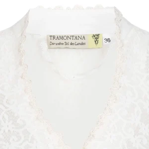 TRAMONTANA Dirndlbluse Ecru In Ecru 8