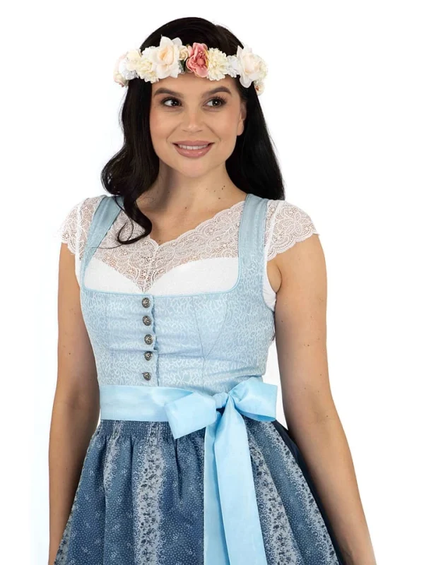 Turi Landhaus Dirndl In Blau 4