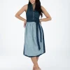 Turi Landhaus Dirndl In Blau 22