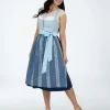 Turi Landhaus Dirndl In Blau 23