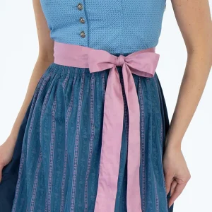 Turi Landhaus Dirndl In Blau/ Rosa 12