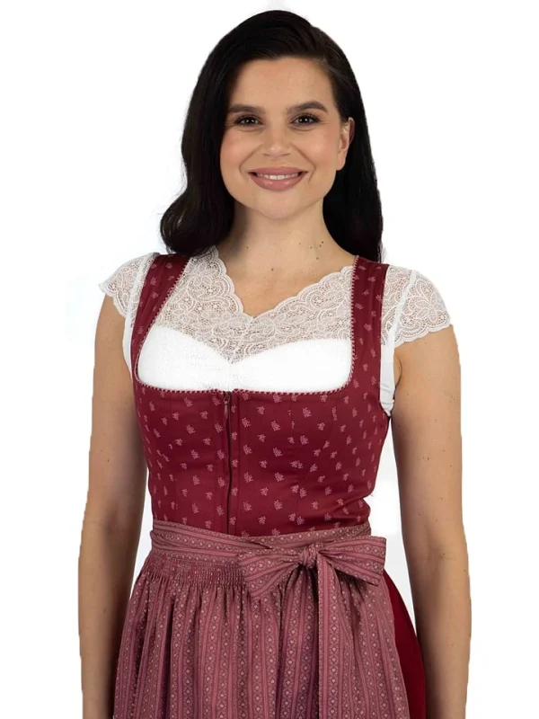 Turi Landhaus Dirndl In Bordeaux 4