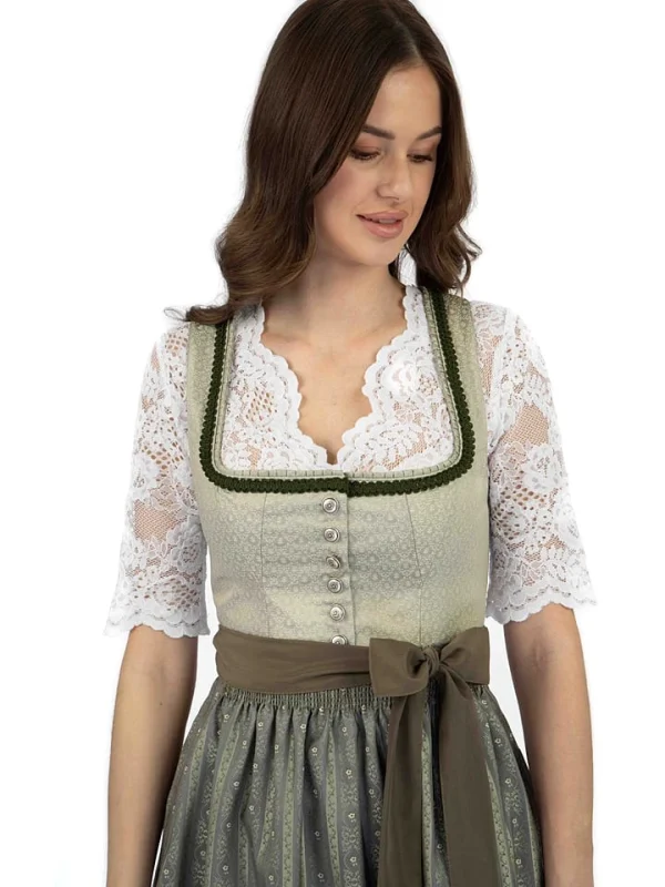 Turi Landhaus Dirndl In Oliv 4