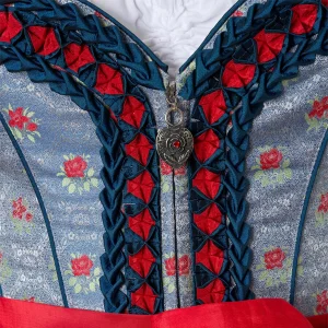 Wiesnkönig Dirndl Enzia In Blau 13